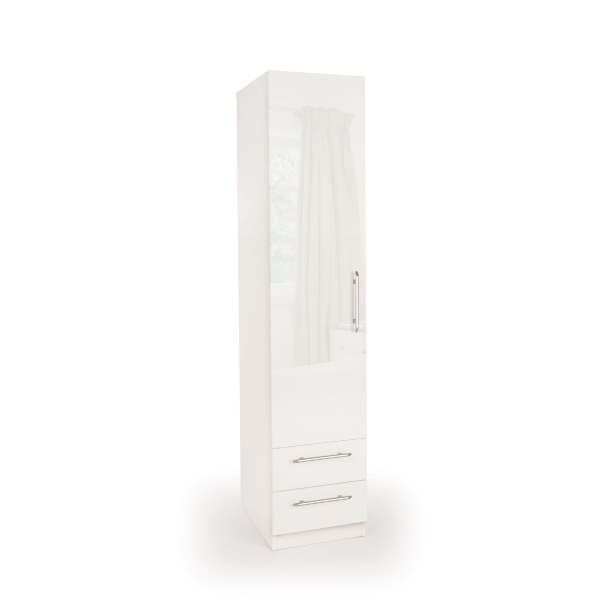 Corisal Gloss Bedroom Single Combi Wardrobe - Variety Of Colours