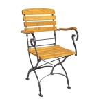 Argyle Folding Arm Chair