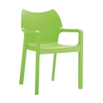 Poncho Arm Chair Glass Fibre Rein Cement - Green