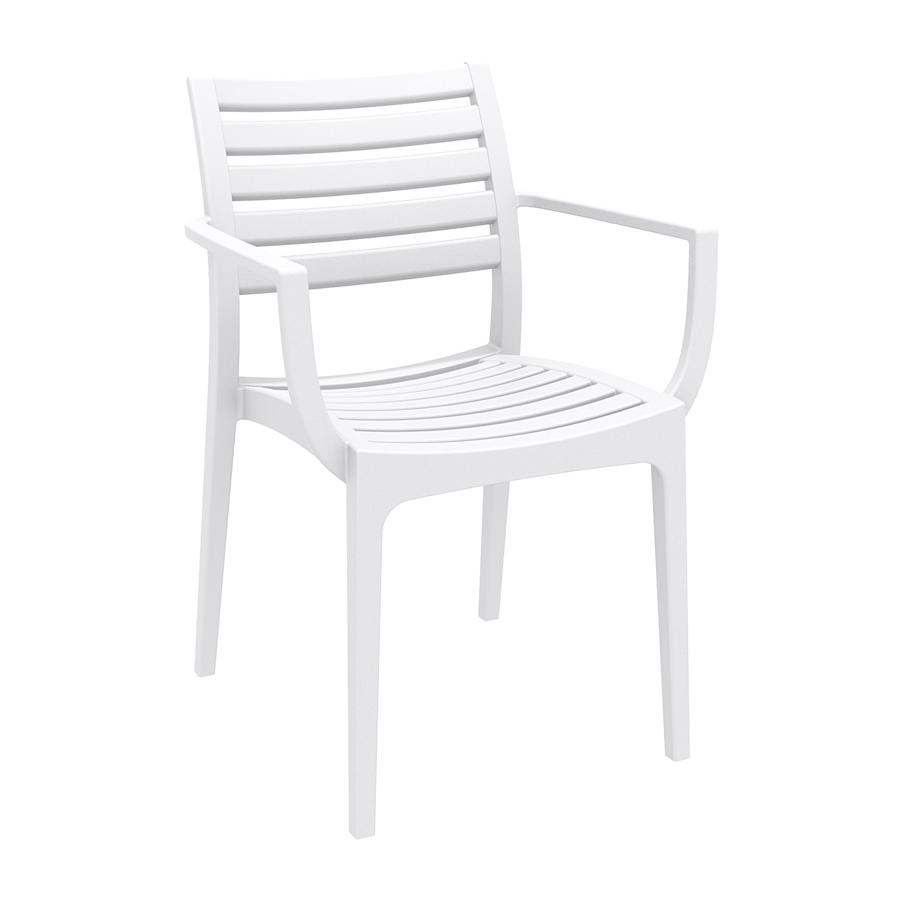Netris Arm Chair - White