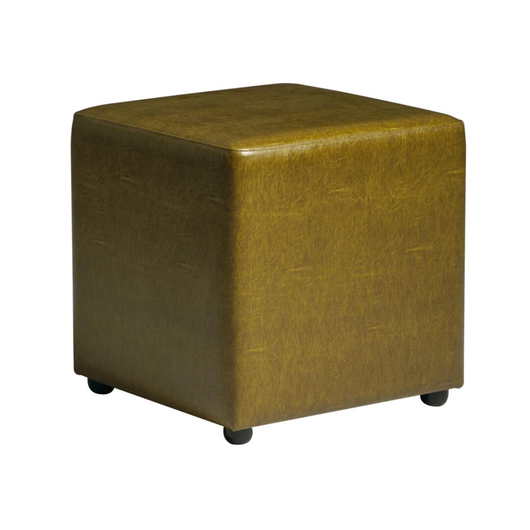 Sustin Cube Stool - Vintage Gold - 45x45xH45cm.