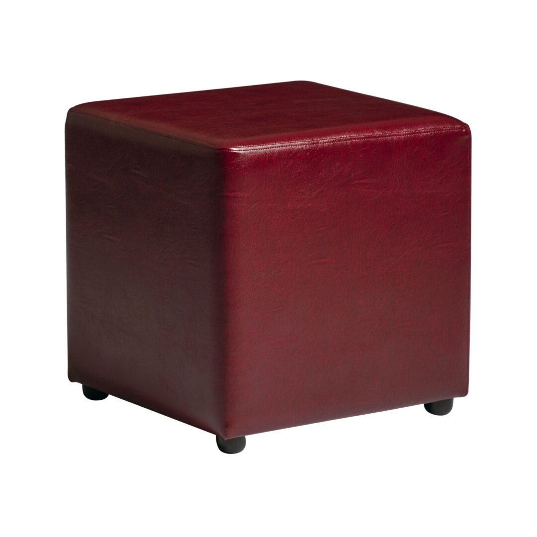 Sustin Cube Stool - Vintage Red - 45x45xH45cm.