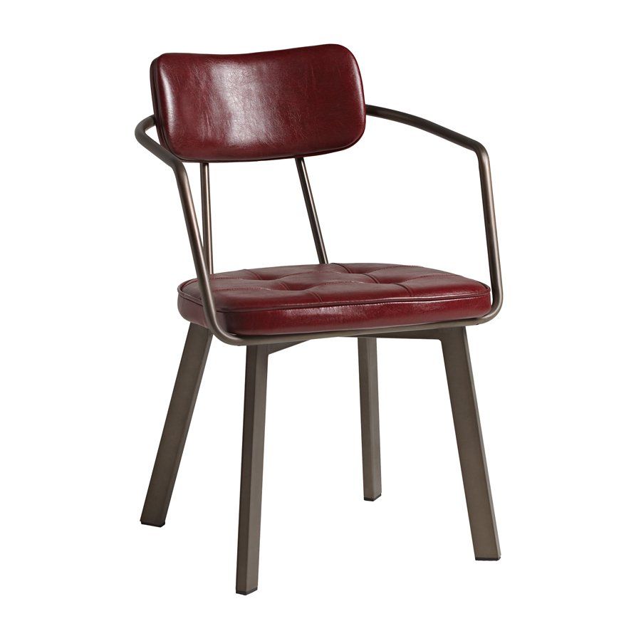 Juret Armchair - Old Anvil - Vintage Red