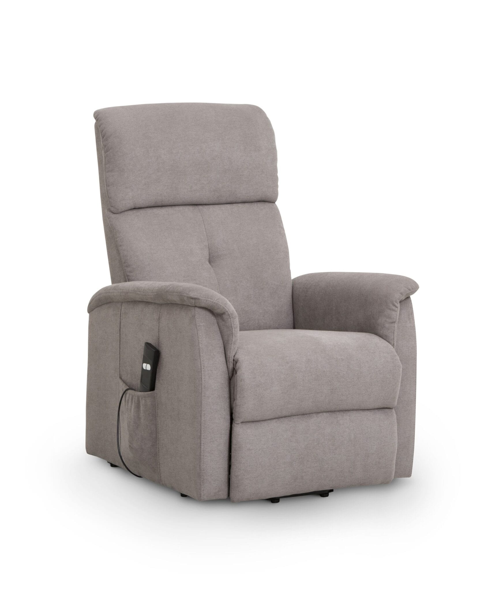 Avangeline Rise Recline Chair Taupe Fabric