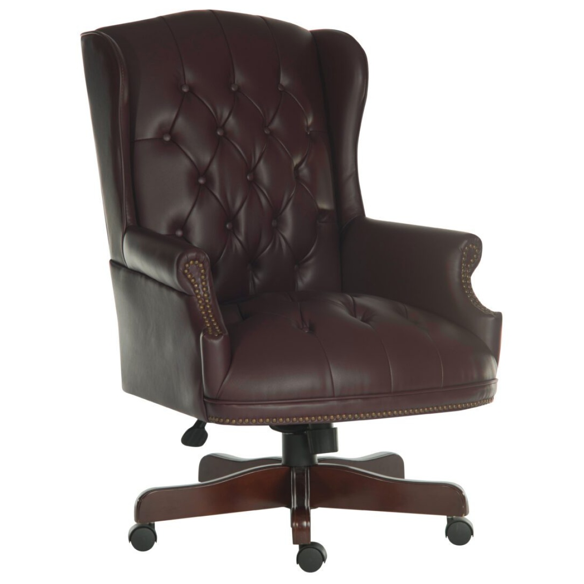 Neirman Luxury  Swivel Burgundy Office Chair