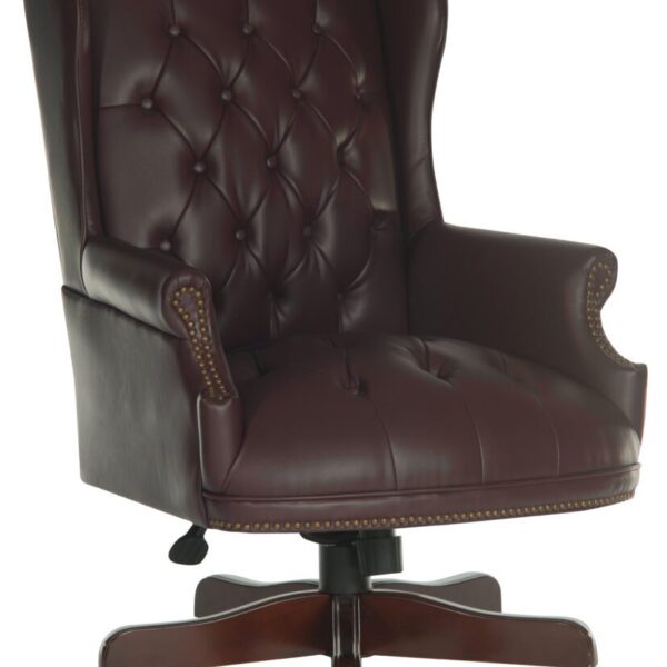 Neirman Luxury  Swivel Burgundy Office Chair