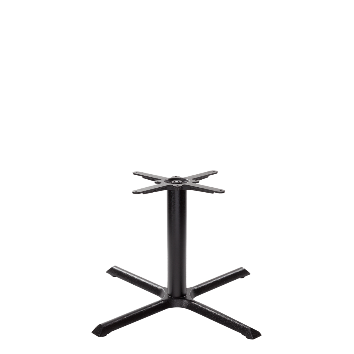 Black Cruciform Table Base - Large - Coffee Height - 480 Mm