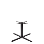 Black Cruciform Table Base - Large - Coffee Height - 480 Mm