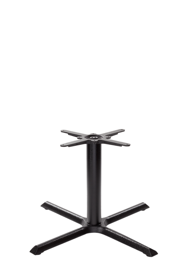 Black Cruciform Table Base - Large - Coffee Height - 480 Mm