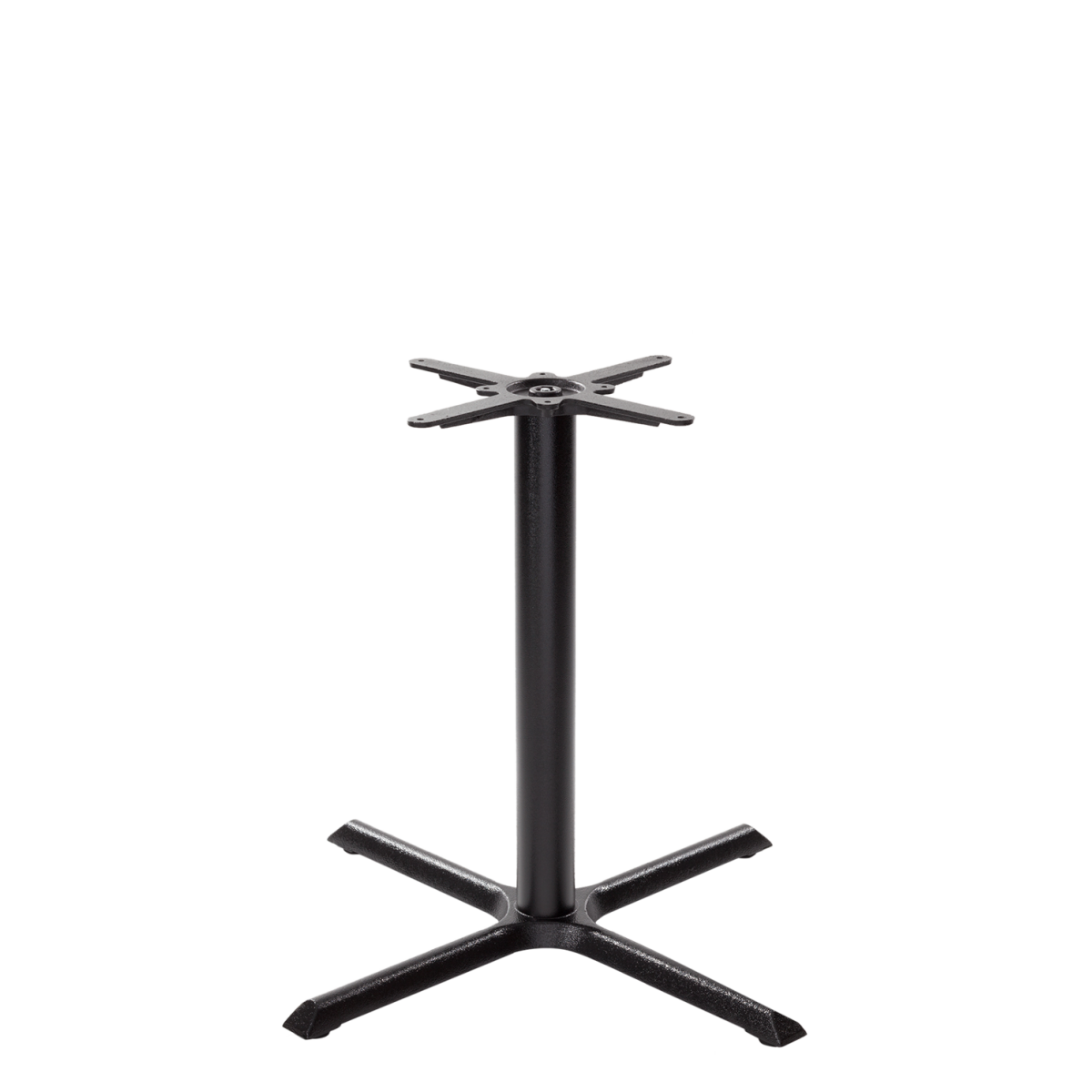 Black Cruciform Table Base - Large - Height - 730 mm