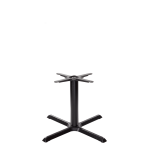 Black Cruciform Table Base - Medium - Coffee Height - 480 Mm