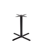 Black Cruciform Table Base - Medium - Height - 730 mm