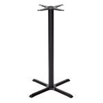 Black Cruciform table base - Medium 1050 mm