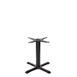 Black Cruciform Table Base - Small - Coffee Height - 480 Mm