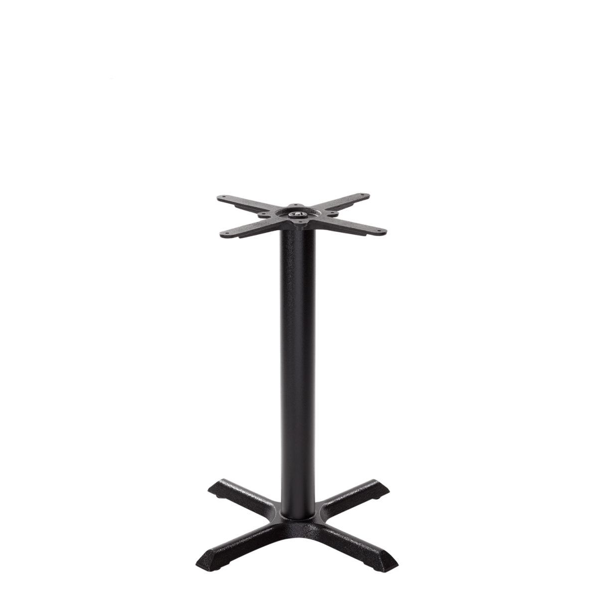 Black Cruciform Table Base - Small - Height - 730 mm