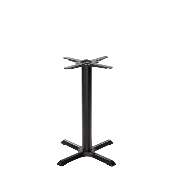 Black Cruciform Table Base - Small - Height - 730 mm