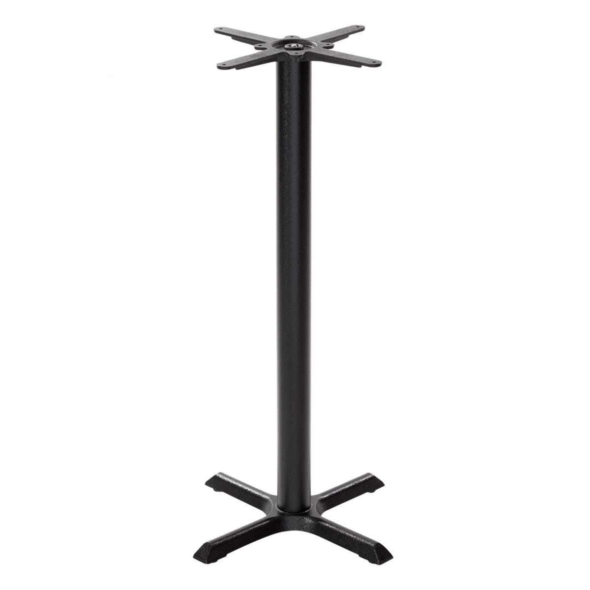 Black Cruciform table base - Small 1050 mm