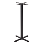 Black Cruciform table base - Small 1050 mm