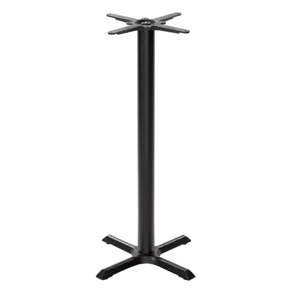 Black Cruciform table base - Small 1050 mm