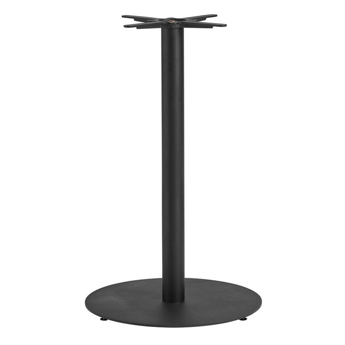 Bromley Sleek Base - Black Large Round - Mid Height