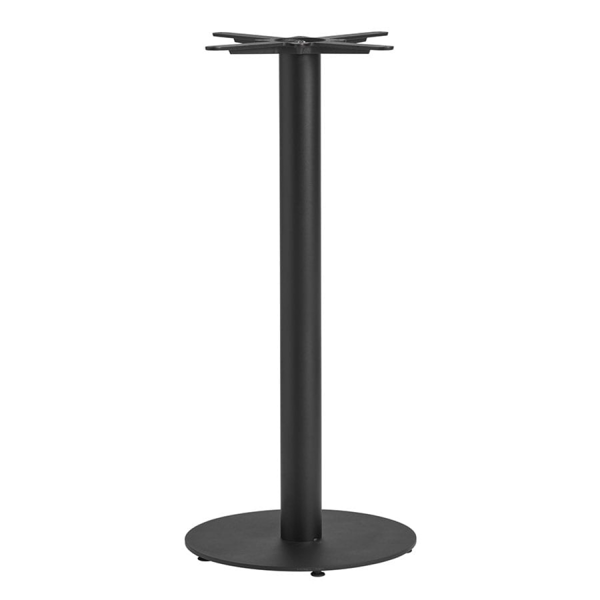 Bromley Sleek Base - Black Small Round - Mid Height