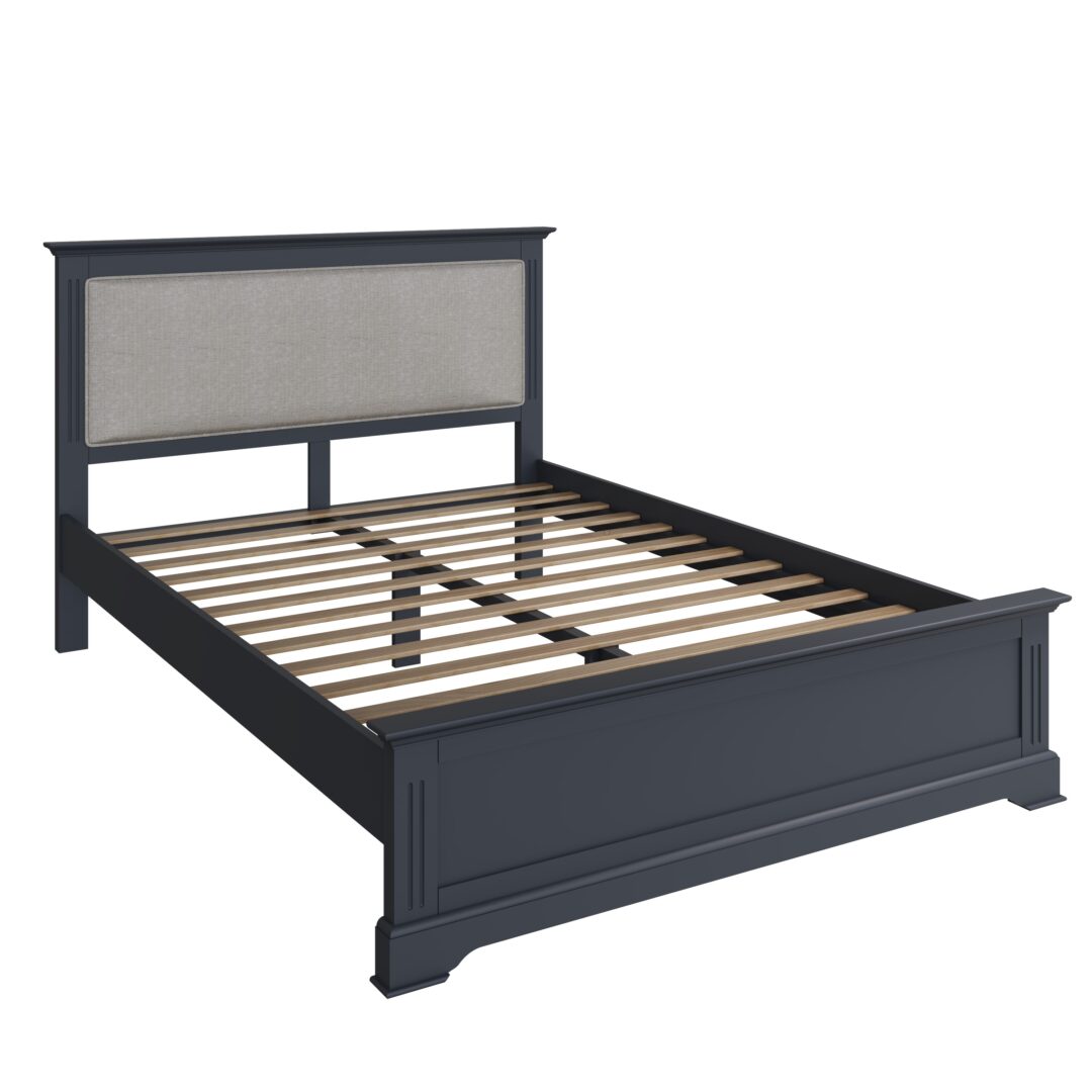 Sea Reflect Grey Double Bed Frame