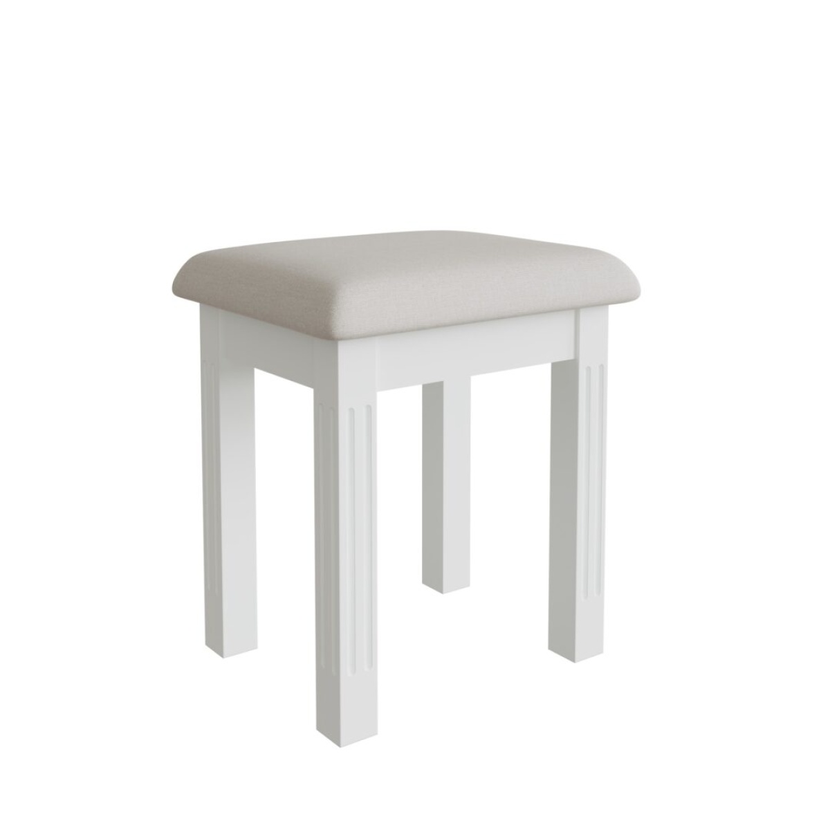 Konire White Bedroom Stool