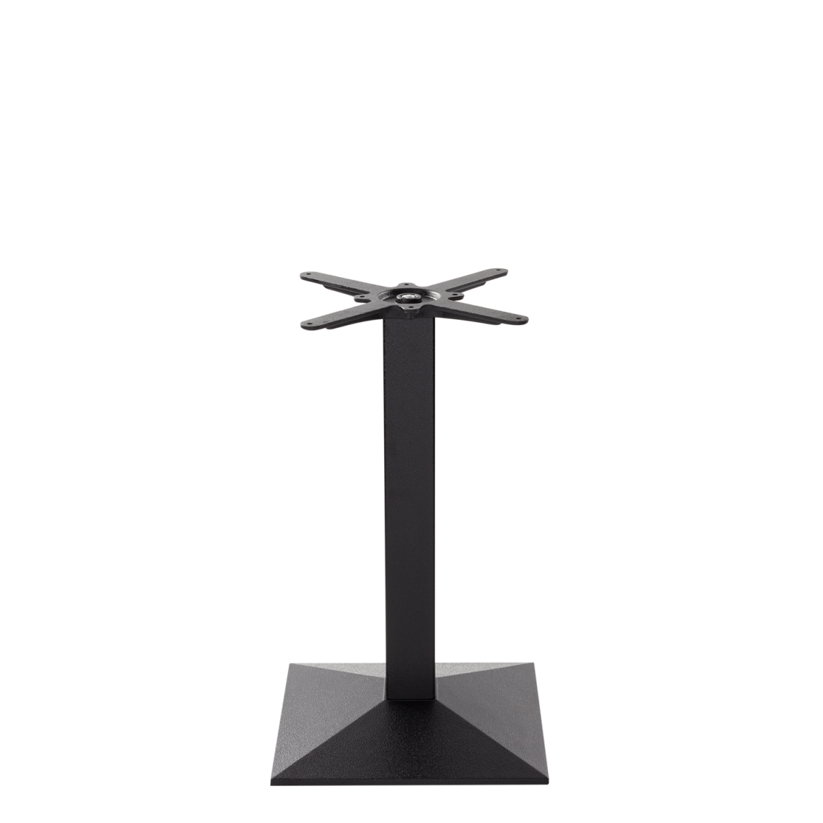 Black Cast Iron Pyramid Table Base - Medium - Height - 730 mm