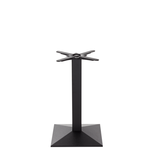 Black Cast Iron Pyramid Table Base - Medium - Height - 730 mm