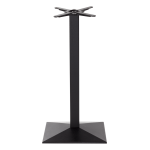 Black cast iron pyramid rectangular table base Single Pedestal 1050mm