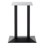 Black cast iron pyramid table base - Twin 1050 mm