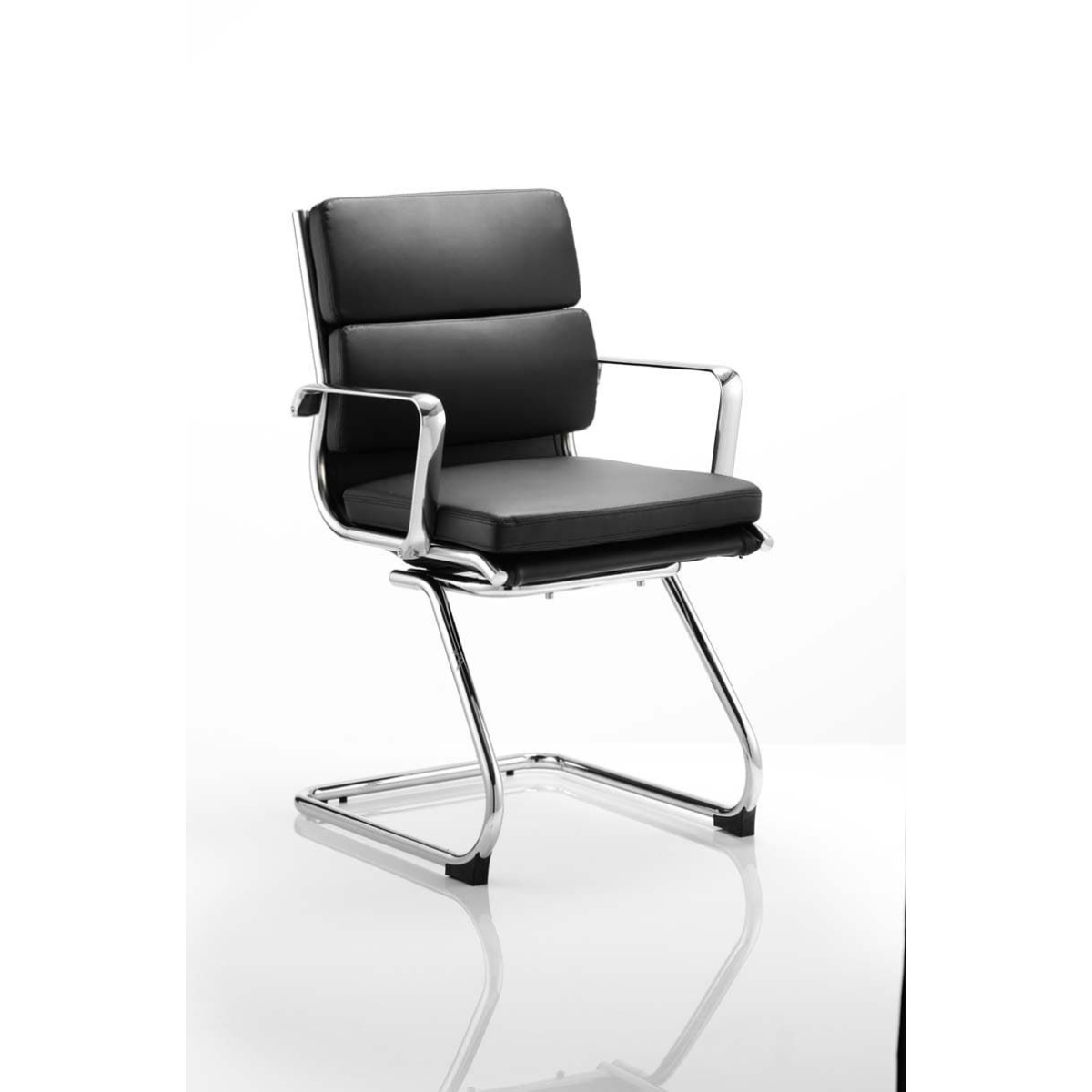 Sava Soft Bonded Leather Cantilever Office Chair