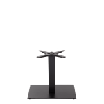 Black Cast Iron Rectangular Table Base - Single - Coffee Height 480mm