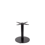 Black Cast Iron Round Table Base - Medium - Coffee Height - 480 Mm