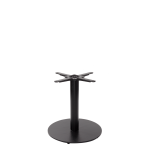 Black Cast Iron Round Table Base - Medium/Large - Coffee Height 480mm