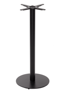 Black cast iron round table base - Medium/Large 1050 mm