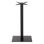 Black cast iron rectangular table base - Single 1050 mm