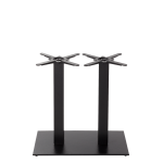 Black Cast Iron Rectangular Table Base - Twin - Height - 730 mm