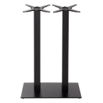 Black cast iron rectangular table base - Twin 1050 mm