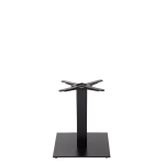 Black Cast Iron Square Table Base - Medium - Coffee Height - 480 Mm