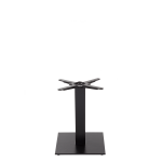 Black Cast Iron Square Table Base - Small - Coffee Height - 480 Mm