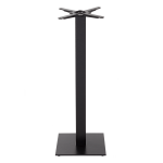 Black cast iron square table base - Small 1050 mm