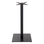 Black cast iron square table base - Extra Large 1050 mm
