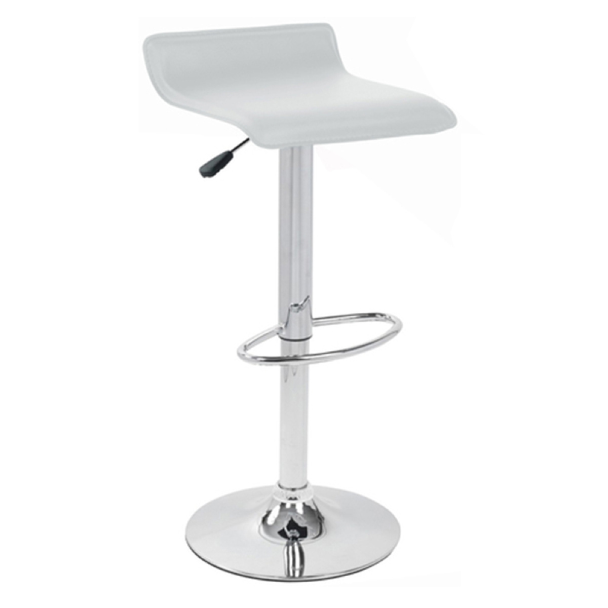 Baconey Adjustable Breakfast Bar Stool - White