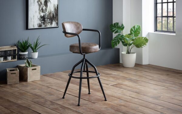 Pelican Barstool Brown Black