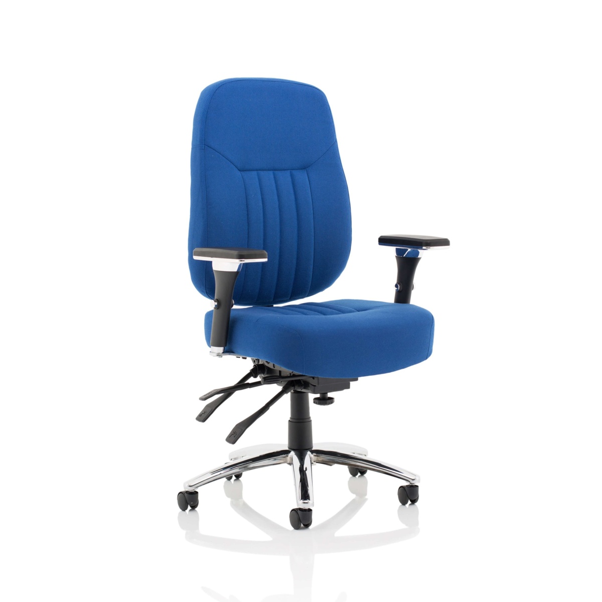 Barce Fabric Adjustable Office Chair - Blue