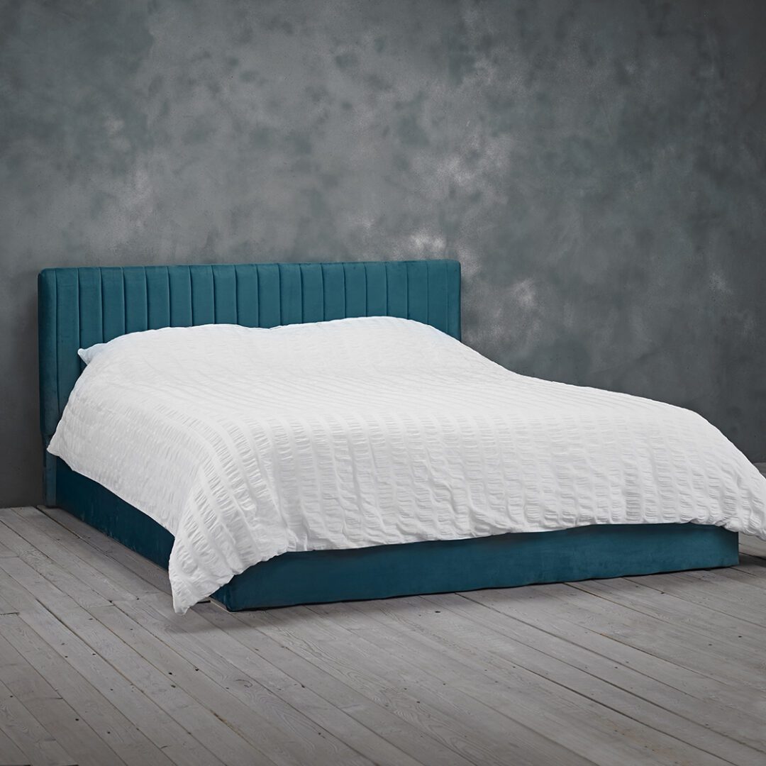 Wellin Teal Double Bed