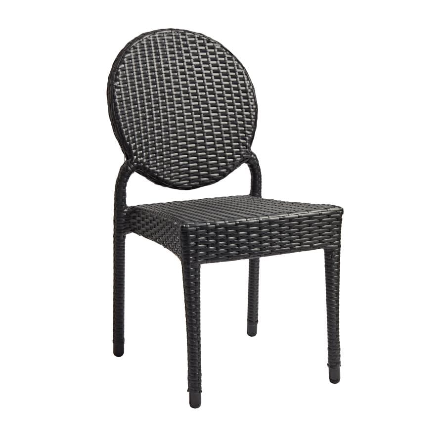 Blakely Stacking Side Chair - Black Weave