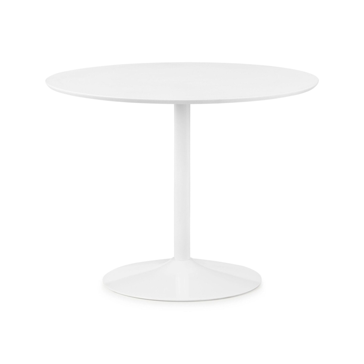 Franco Round White Pedestal Table