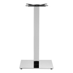 Bromley Sleek Base - Mirrored Chrome Large Square - Mid Height